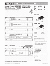 DataSheet IXTX17N120L pdf